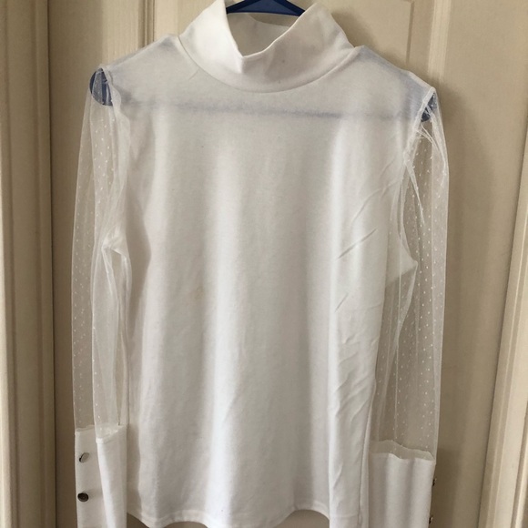 White turtleneck - Picture 2 of 5